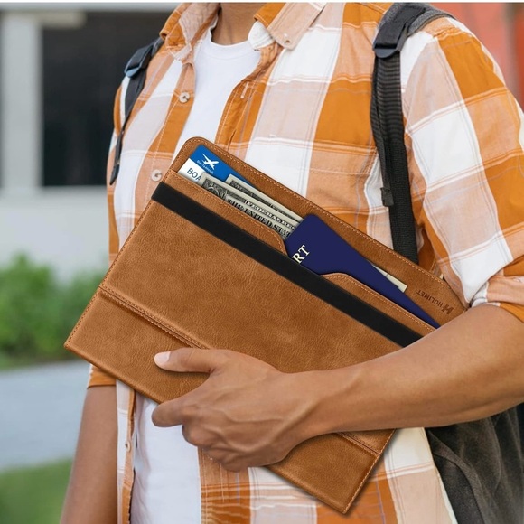 H HOLIMET Case iPad Tablet Case Brown